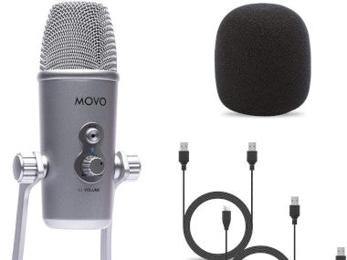 Movo LV-6 Pro Grade Cardioid XLR Lavalier Condenser Microphone, with 8.3mm  Mic Capsule, Lapel Clip and Windscreen (48V Phantom Powered)