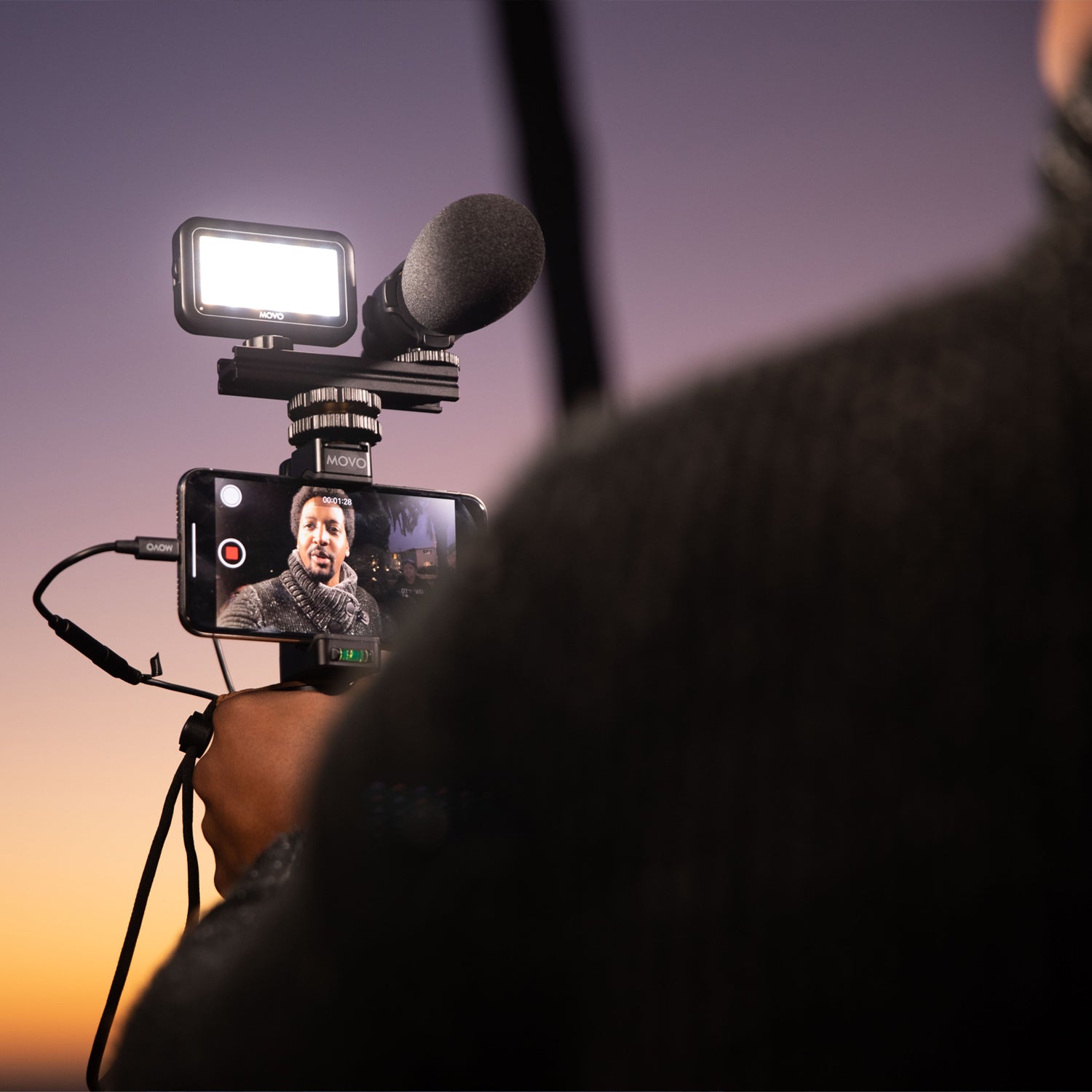 Smartphone Video Kit with Pro Mic, Remote, & Light - Movo