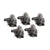 5x Universal Furry Outdoor Lav Mic Windscreen Muffs - Movo