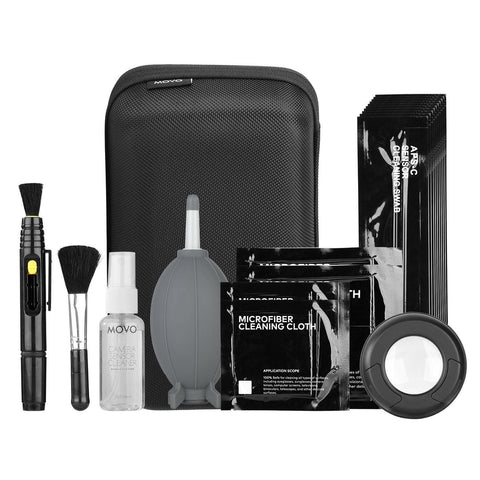 Deluxe Camera Lens Cleaning Kit | DSLR Sensor Cleaning Kit | Movo