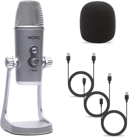 Movo WMIC50 Portable 2.4GHz Wireless Microphone Lavalier System