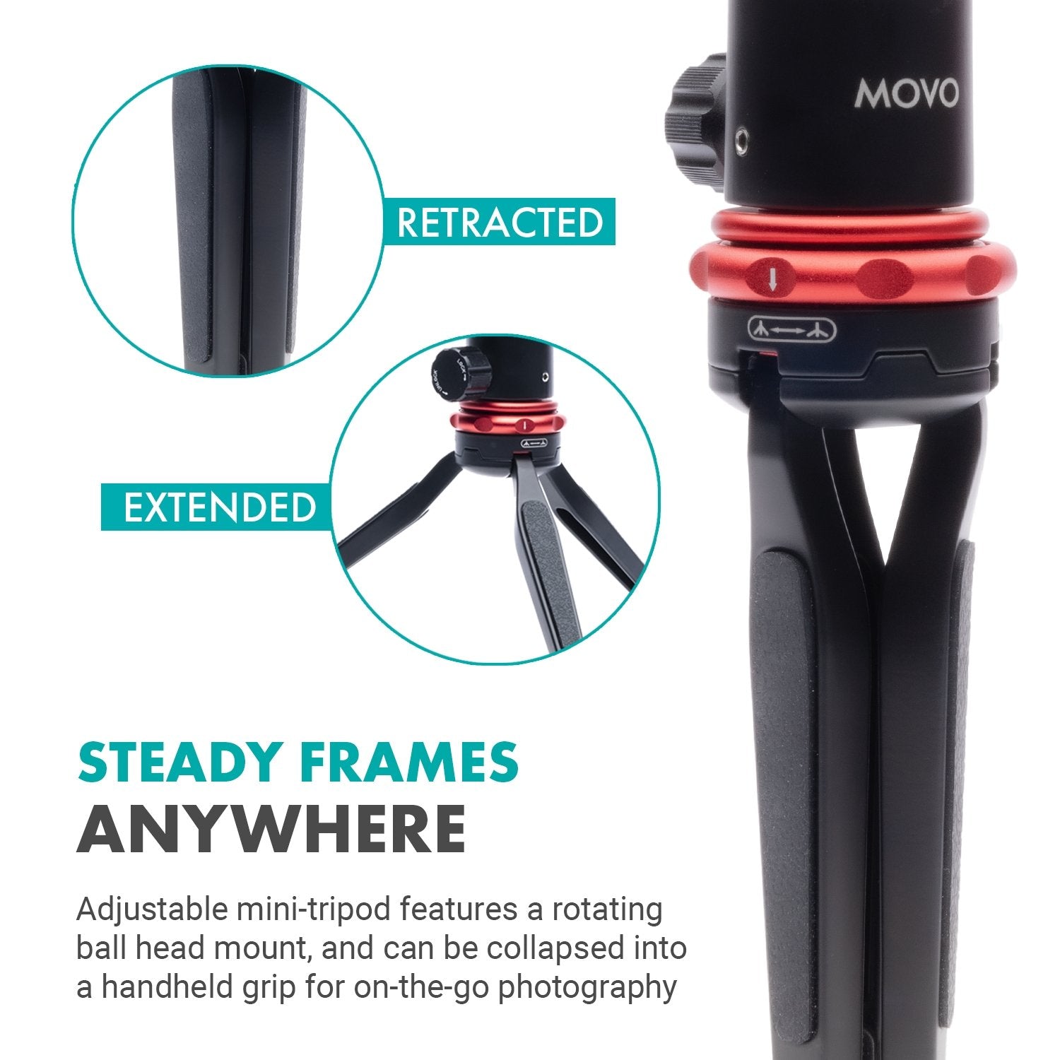 Smartphone Video Kit W/ Wireless Mic, Light, Tripod - Movo