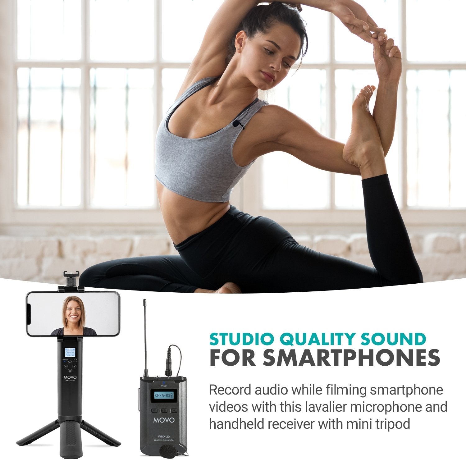 WMX-20-SP-L2, Wireless 2x Mic. Interview Kit for Smartphones