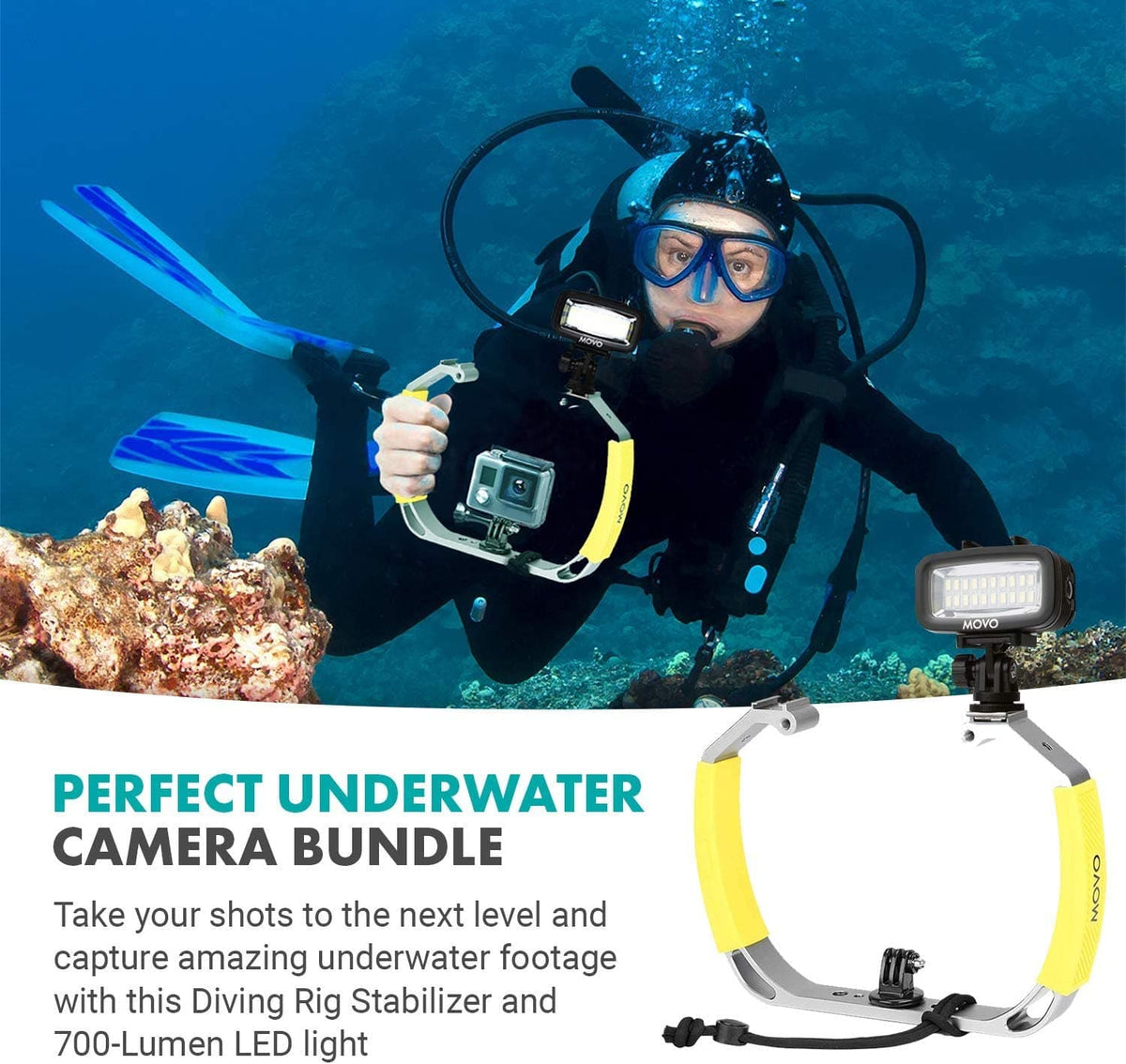 DiveRig2 | GoPro Scuba Light | Movo